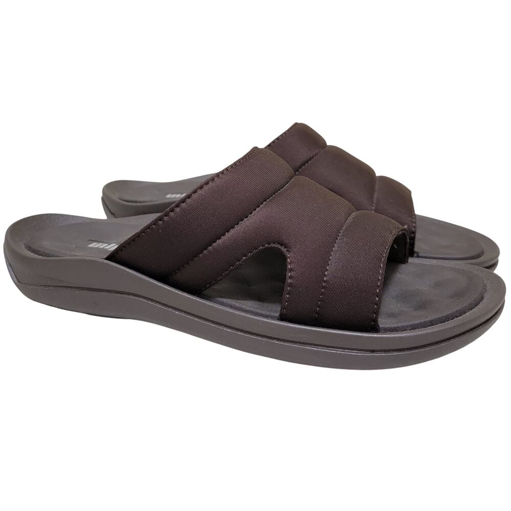 Unlisted Kenneth Cole Men Quinn Slide Beach Pool Sandals Size US 7M Brown